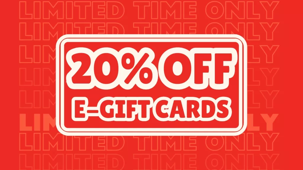 20% off egift cards