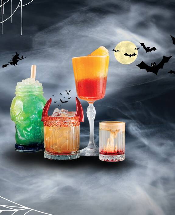 Halloween themed cocktails 