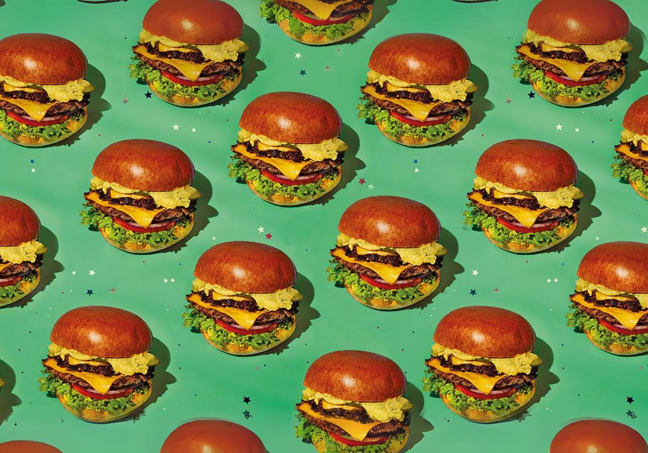 burger wallpaper