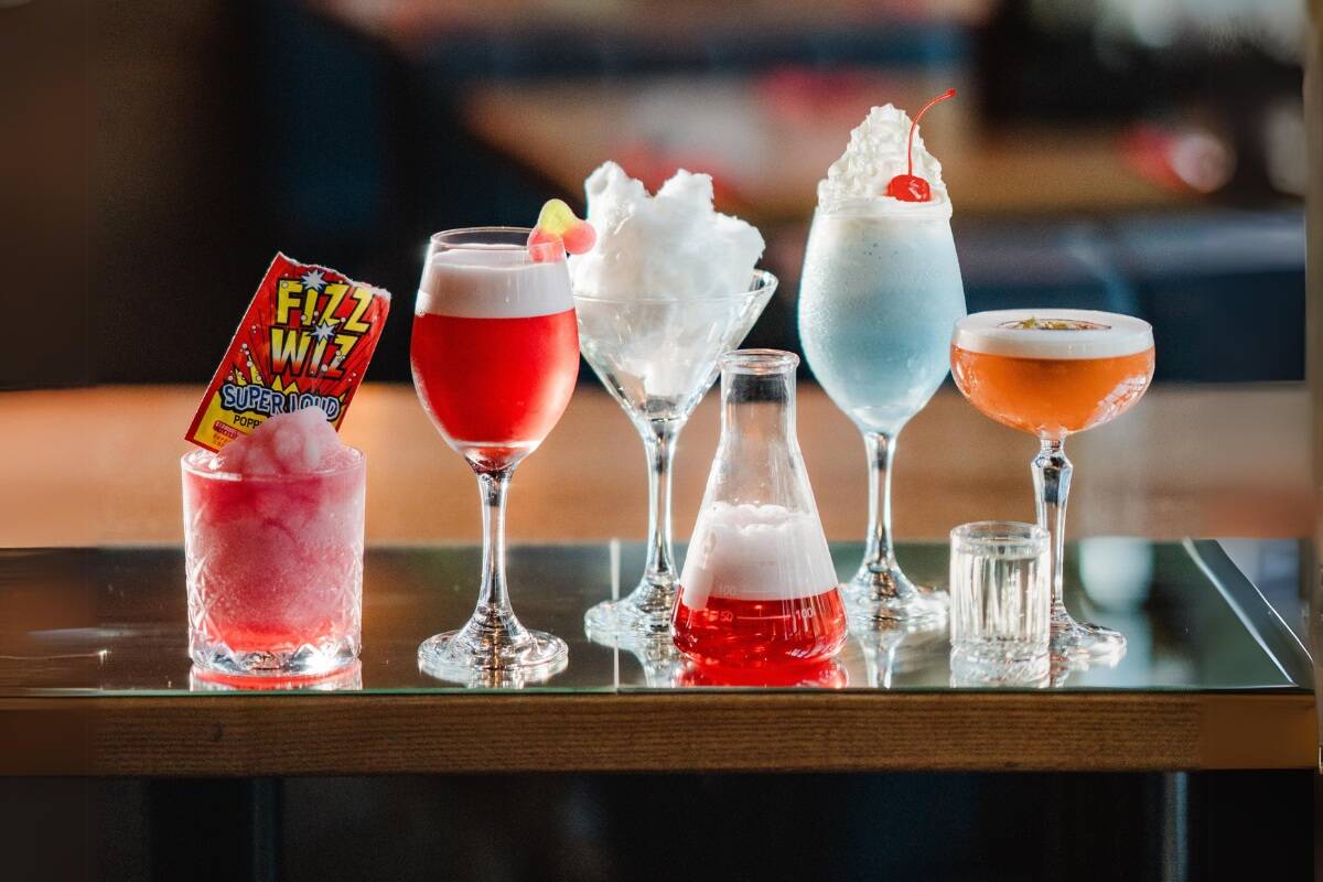 Collection of TGIs favourite cocktails