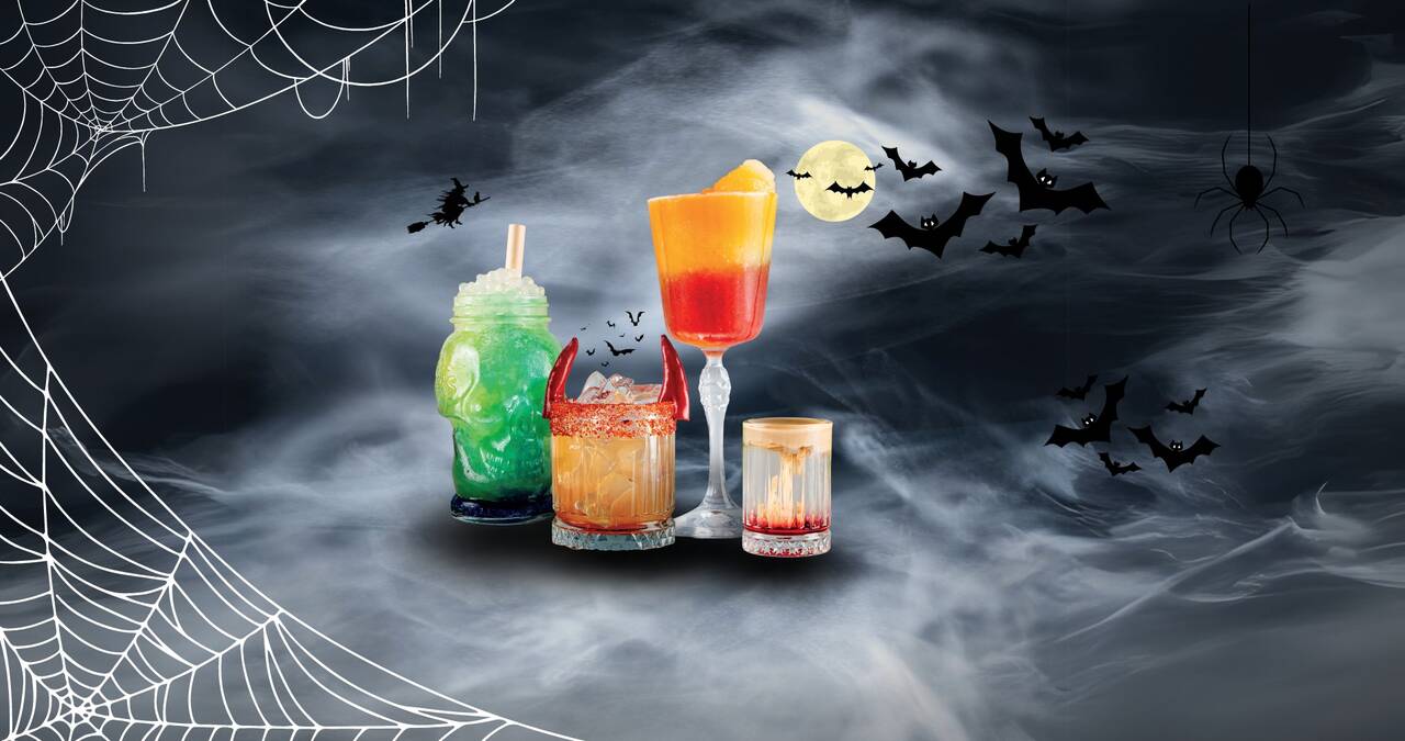 Halloween themed cocktails 