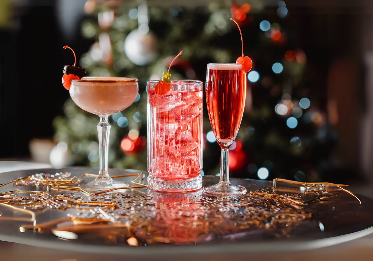 Christmas cocktails