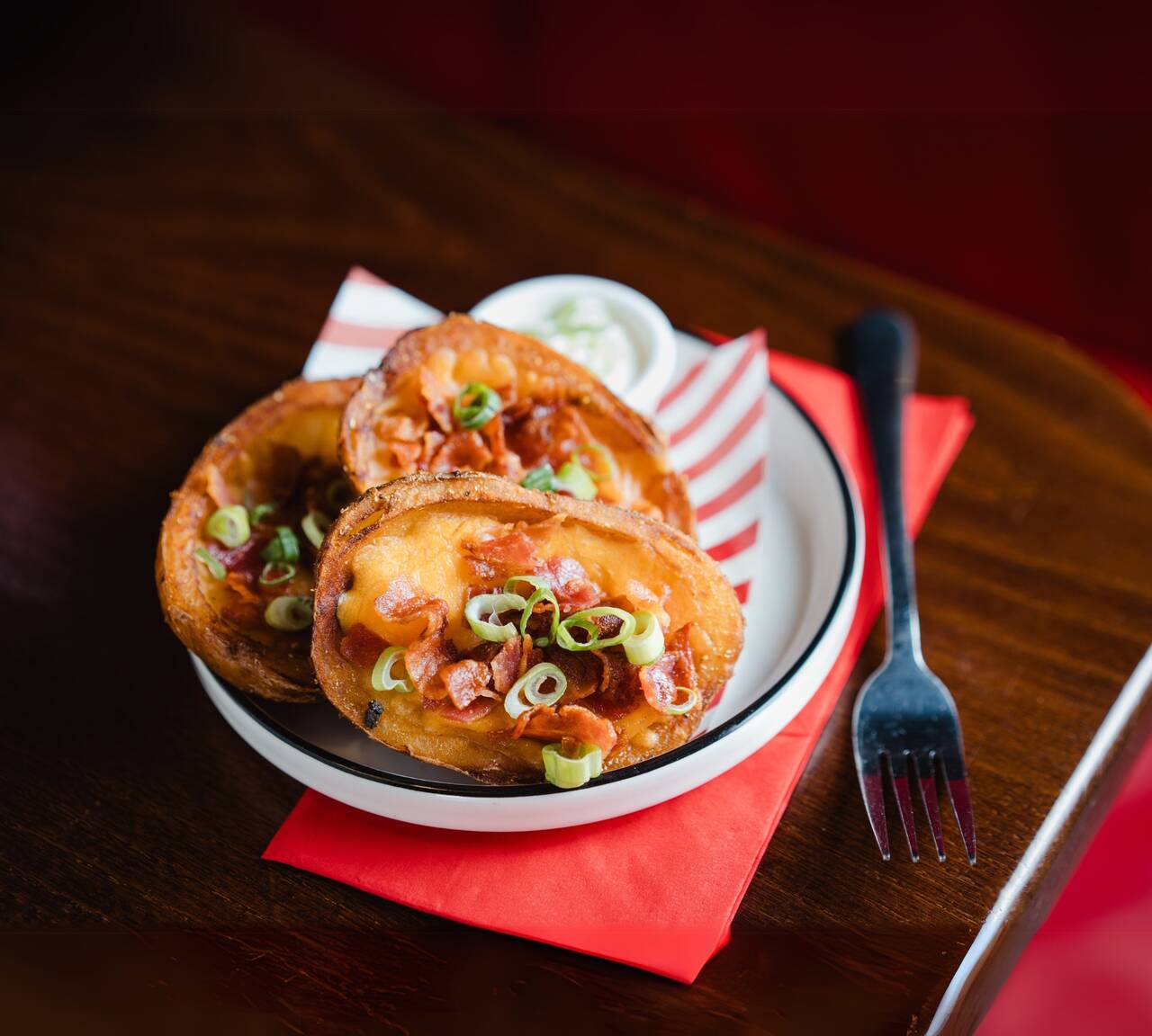 Loaded potato skins