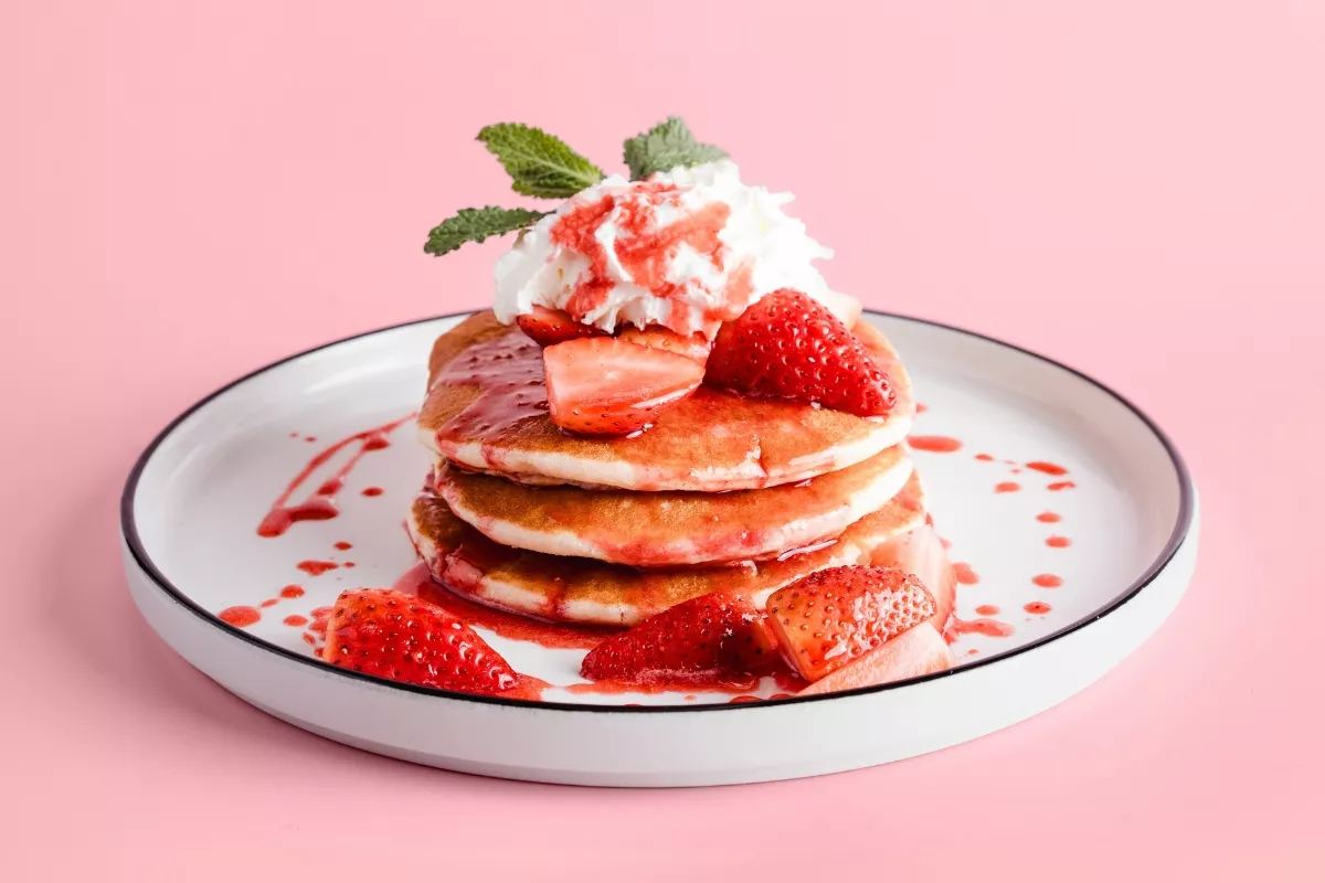 Pancake Strawberry delight 