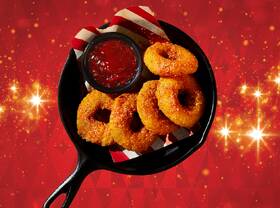 Xmas Cheesy ring donuts