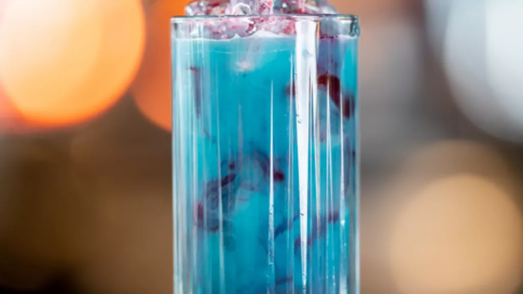 Purple rain cocktail