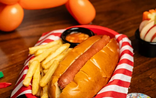 kids food selection on table