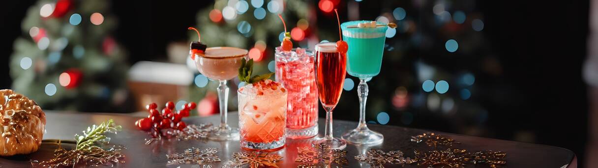 festive cocktails